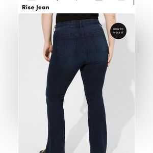 Torrid Bombshell High Rise Flared Jeans 16T